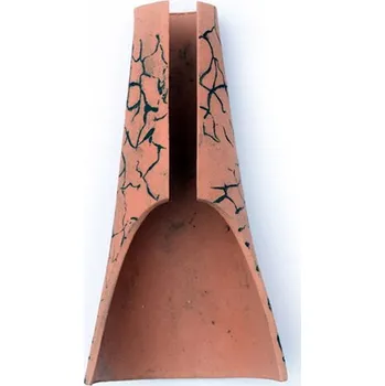 Teraristika Keramický kryt velký červenohnědý E27