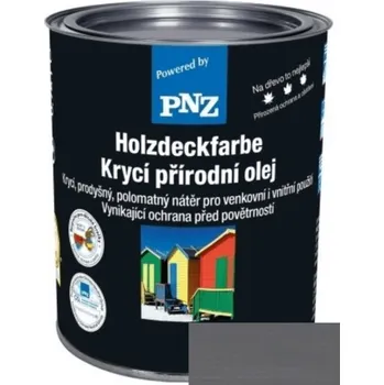 Olej na dřevo PNZ Krycí přírodní olej steingrau / kamenná šedá 0,25 l