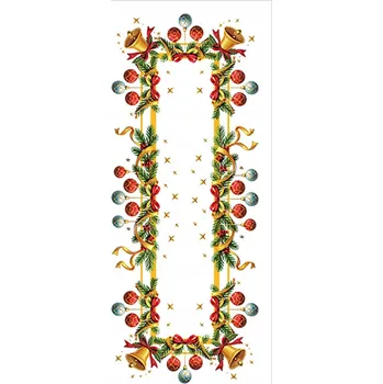 Vánoce Vánoční ubrus Baňky 30x45