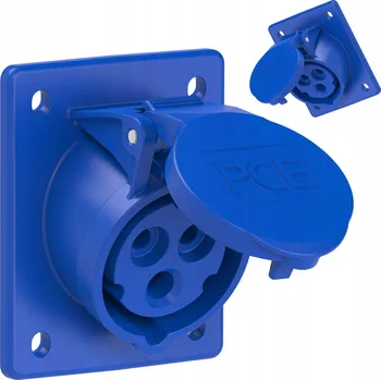 Elektrická zásuvka Elektrická Zásuvka hermetická Pce modrá