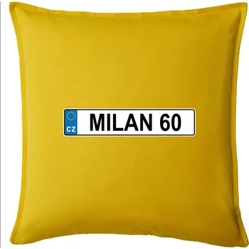 Polštář SPZ Milan 60 - Polštář 50x50 - 50x50 - Pouze potah ( Žlutá )