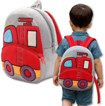 Dětský batoh Camerazar Dětský plyšový batoh pro předškoláky s pojistkou na zip GUARD