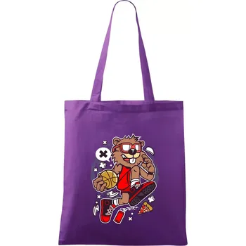 Sysel basket - Taška bavlněná - 42 x 38 cm ( Fialová )