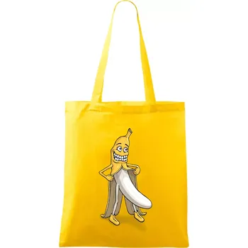 Úchylný banán (Hana-creative) - Taška bavlněná - 42 x 38 cm ( Žlutá )