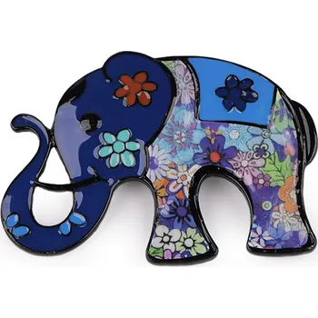 Náramek Brož slon, malé, 2 modrá