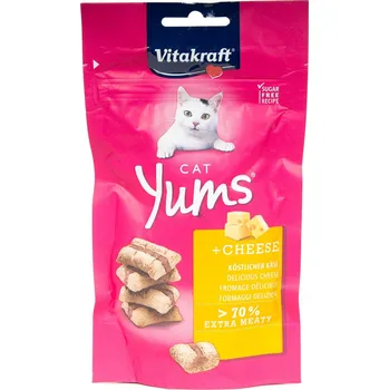 Pamlsek pro kočku VITAKRAFT Kot Yums pamlsek pro kočky s příchutí sýra 40g