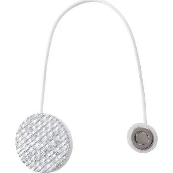 Váza SADA 2KS DEKORAČNÍ SPONA NA ZÁVĚS LUMEA S MAGNETEM 5 X 14 CM STŘÍBRNÁ