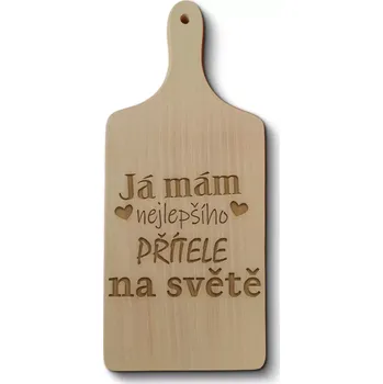 Kuchyňské prkénko Sablio Prkénko Já mám nejlepšího přítele na světě