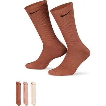 Vysoké bavlněné ponožky Nike EVERYDAY PLUS CUSHIONED (3 PAIRS) šedé SX6888-914 - XL | UK 6 | US 7