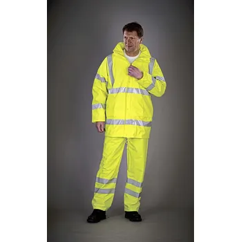 Yoko Hi-Vis prodyšné kalhoty do deště HVS451 Hi-Vis Yellow M