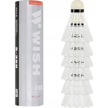 Raketový sport Rekreační badmintonové Míčky nylonové, bílé, WISH sada ks