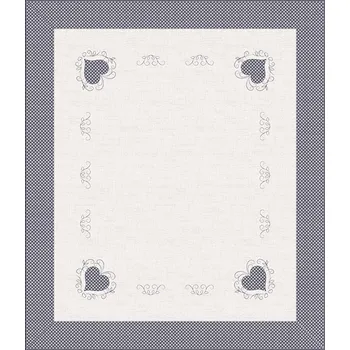 ubrus Ubrus srdce béžové 120x140