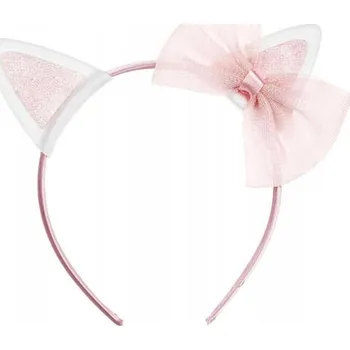 Čelenka Čelenka KOTEK na hlavu do vlasů MAŠLIČKA kostým KOČKA ples narozeniny KOČIČÍ UŠI