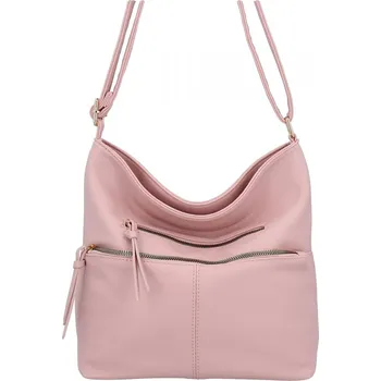 Taška kabelka přes rameno HERISSON eko kůže růžová