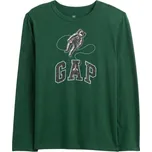 Dětské tričko GAP V-OCT LS VG XL Zelená, Mix