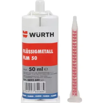 Karosářský tmel Würth 0893680 Dvousložkový tekutý tmel na kov FLM 50 50ml