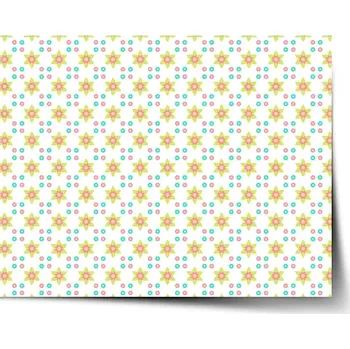 Plakát Sablio Plakát Barevné kytičky - 90x60 cm