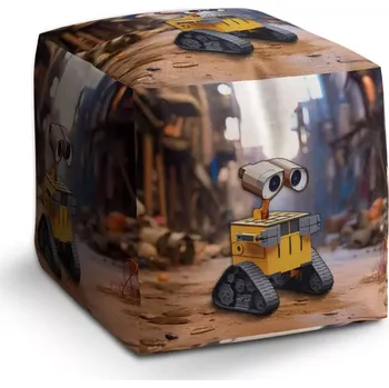 Taburet Sablio Taburet Cube Wall-E robot Město: 40x40x40 cm