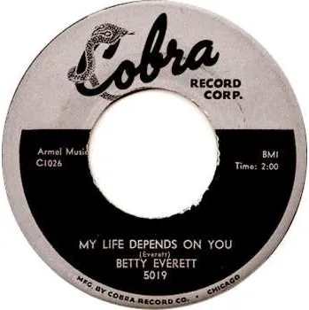 Zahraniční hudba SP Betty Everett: My Life Depends On You B/w My Love 2025