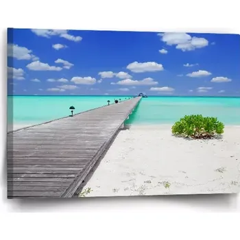 Obraz Sablio Obraz Molo na pláži - 60x40 cm