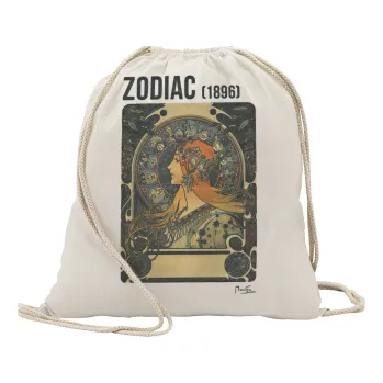 Nákupní taška Plátěný sáček Alfons Mucha – Zodiak