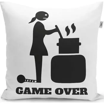 Polštář Sablio Polštář Game over 2: 40x40 cm