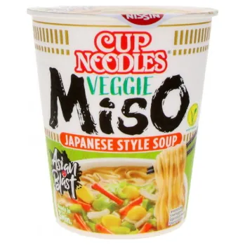 Nissin Cup Noodles Veggie Miso 67 g
