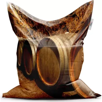 Sedací pytel Sablio Sedací vak Classic Sudy - 150x100 cm