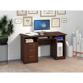 Psací stůl nabyteo PC stůl OSKAR Barva: wenge