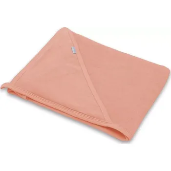 Dětská froté osuška s kapucí NEW BABY Comfortably 100 × 100 cm růžová