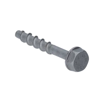 Hmoždinka Kotva 6x45 samořezná pro kotvení do betonu se 6hr. hlavou a nákružkem 10 12x60