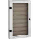 Skříňka na klíče prosklená, na 160 klíčů, šedá 168552733