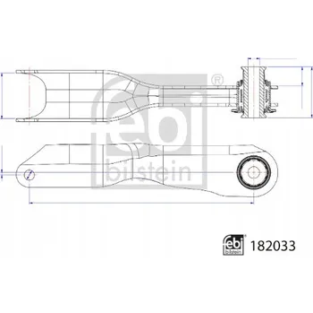 Zavěšení kol Rameno , odpružení kol Febi Bilstein 182033