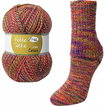 Příze Ponožková příze Rellana 4-fach Circus 1691