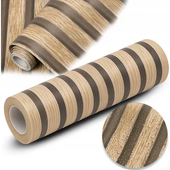 Tapeta SAMOLEPICÍ TAPETA S LEPIDLEM LAMELY NA ZEĎ DŘEVĚNÝ VZHLED 45cm x 10m