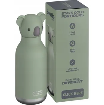 Termoska Dětská termoska Asobu Bestie Bottle 0,46 l - koala