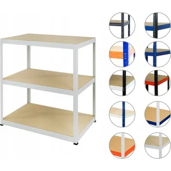 Dílenský regál Garážový regál Helios 90x120x35 cm, 3 police, nosnost 400 kg