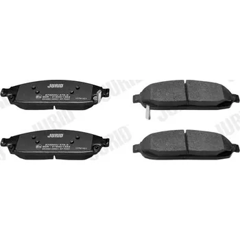 Brzdová destička Sada brzdových destiček, kotoučová brzda JURID 573340J