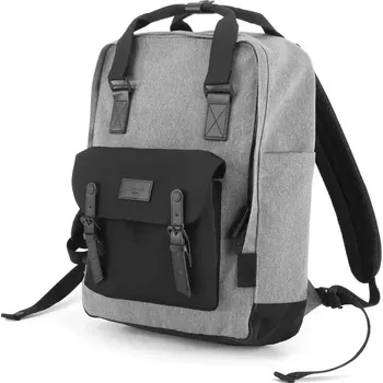 Městský batoh Himawari studentský batoh Volcano NR33 Šedý 23L