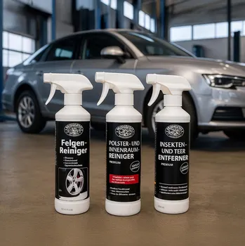 PM Euro Trading Sada čistících prostředků na auto, 3x 500 ml 496428