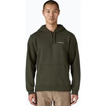 Pánská mikina Pánská mikina Patagonia Boardshort Logo Uprisal Hoody basin green