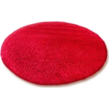 Koberec Koberec kruh SHAGGY červený