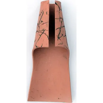 Osvětlení do terária Keramický kryt na kompaktní zářivku červenohnědý