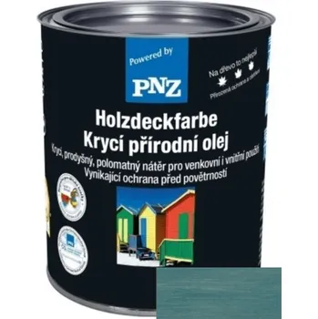 Olej na dřevo PNZ Krycí přírodní olej türkisblau / tyrkysově modrá 0,25 l