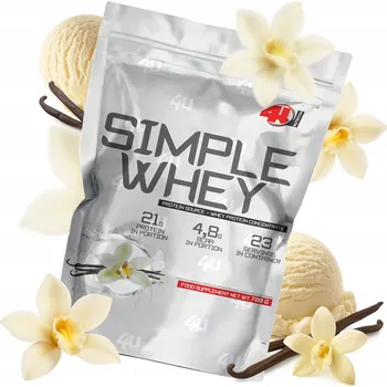 Protein WHEY PROTEIN Syrovátkový protein WPC Simple Whey 4U Nutrition