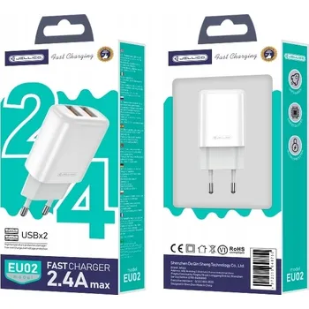 JELLICO Síťová nabíječka - EU02 2.4A 2 x USB