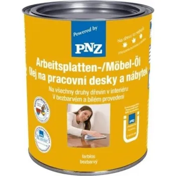 Olej na dřevo PNZ Olej na pracovní desky a nábytek EVO farblos / bezbarvý 0,2 l