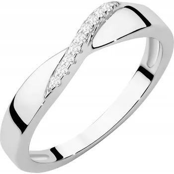 Prsten STŘÍBRNÝ PRSTÝNEK 925 Obrázkový prsten se ZIRKONY vel. 9