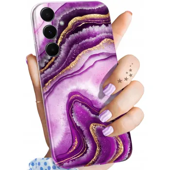 Pouzdro na mobilní telefon Hello Case Zadní Kryt Samsung Galaxy A54 5G fialové