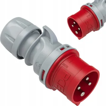 Elektrická zásuvka Elektrická Zásuvka rozbočka Pce červená (červený)